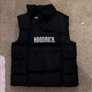Hoodrich Black Puffer Vest